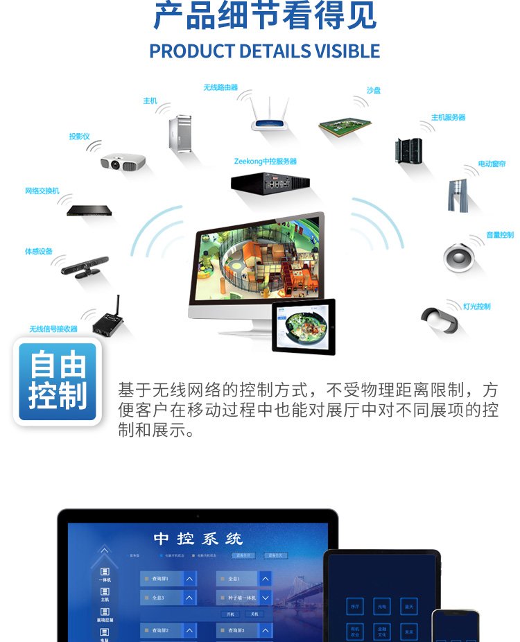 智能控制系统集成 构建数字展厅的智慧中枢